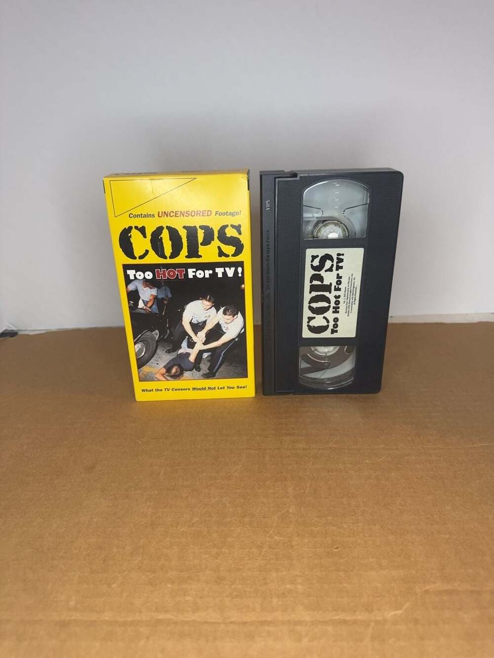 COPS Too Hot For TV! Vol. 1 VHS Collector's Edition